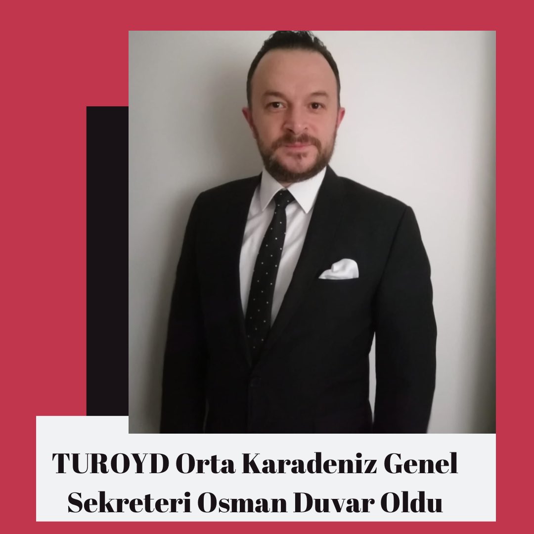 TUROYD Orta Karadeniz Genel Sekreteri Osman Duvar Oldu <a href="/osmandvr/">OSMAN DUVAR</a> nuhmedya.com/turoyd-orta-ka…