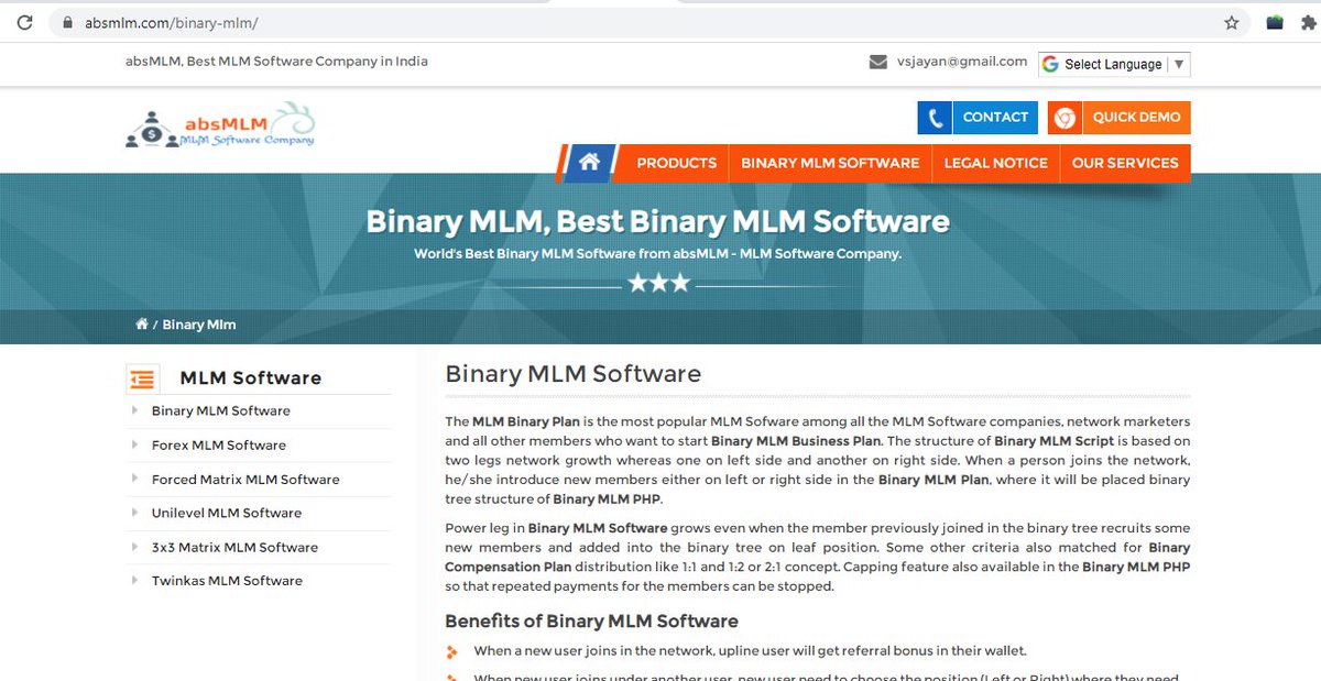 phpscriptsmall2's tweet image. The  Binary MLM Business plan  Is The Best Plan For Those Who Are Welling To Start  MLM Business Among Network Marketers #mlmsoftware #binarymlmsoftware

Reach us:
      [INDIA]  +91-9790033533
      [Whatsapp]  +91-9790033633
      [skype]-   vsjayan
