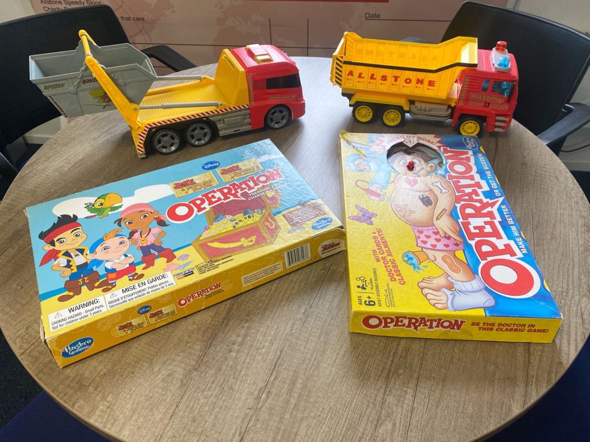 AllstoneSpeedy's tweet photo. Our second weeks treasure 🏴☠️
Did you put two boxes of operation in our skip?
One persons trash is another’s treasure 🤩
#skipfinds #recycling #Speedyskips #thefuture #operation https://t.co/5sXj3FDf2y