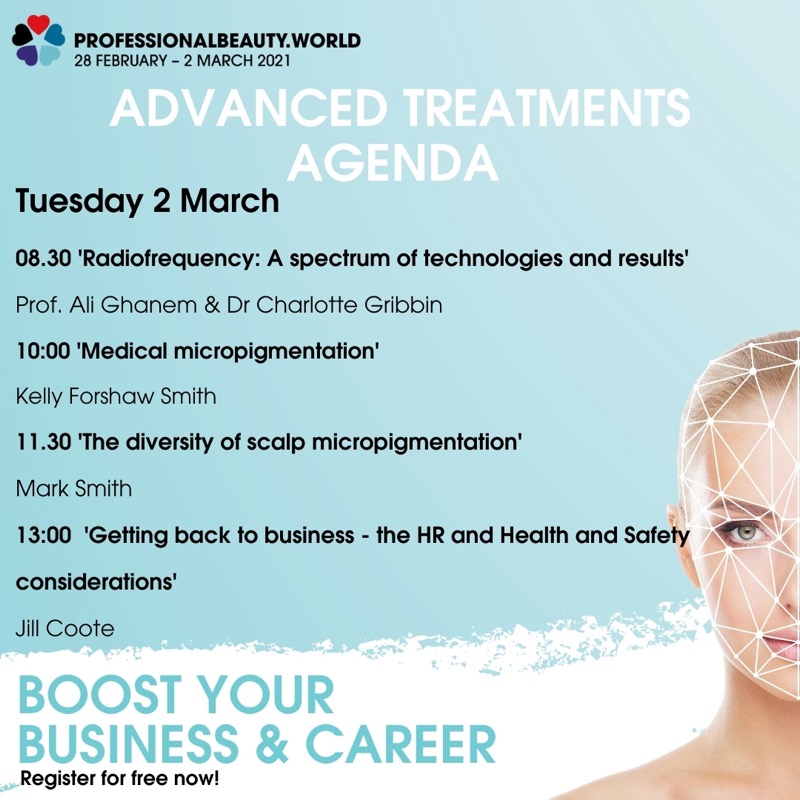 AestheticMLive's tweet photo. Can you believe it’s already the last day of our Advanced Treatments Agenda?
We’re exploring radiofrequency, micropigmentation as well as the HR and health & safety considerations for post-pandemic treatments.
Click below to watch for free!
#PBWorld #Aestheticmedicine