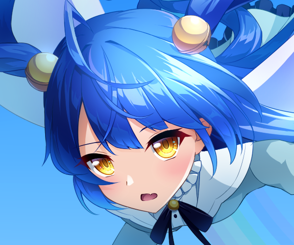 「天駆けるあまみゃ
#絵こころ 」|てぃぐらのイラスト