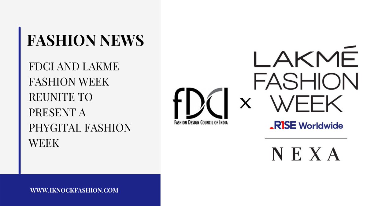 iknockfashion1's tweet photo. FDCI And Lakme Fashion Week Reunite To Present A Phygital Fashion Week
https://t.co/qzjhYtQK2x
#fashionindustry #fashionpage #fashioncareer #fashiondesigners #fashionweek #fdci #lakmeindia #lakmefashionweek #nexa #internationalnews #IKNOCKFASHION #ElloraCreationsPVTLTD https://t.co/n6naNxGDUQ
