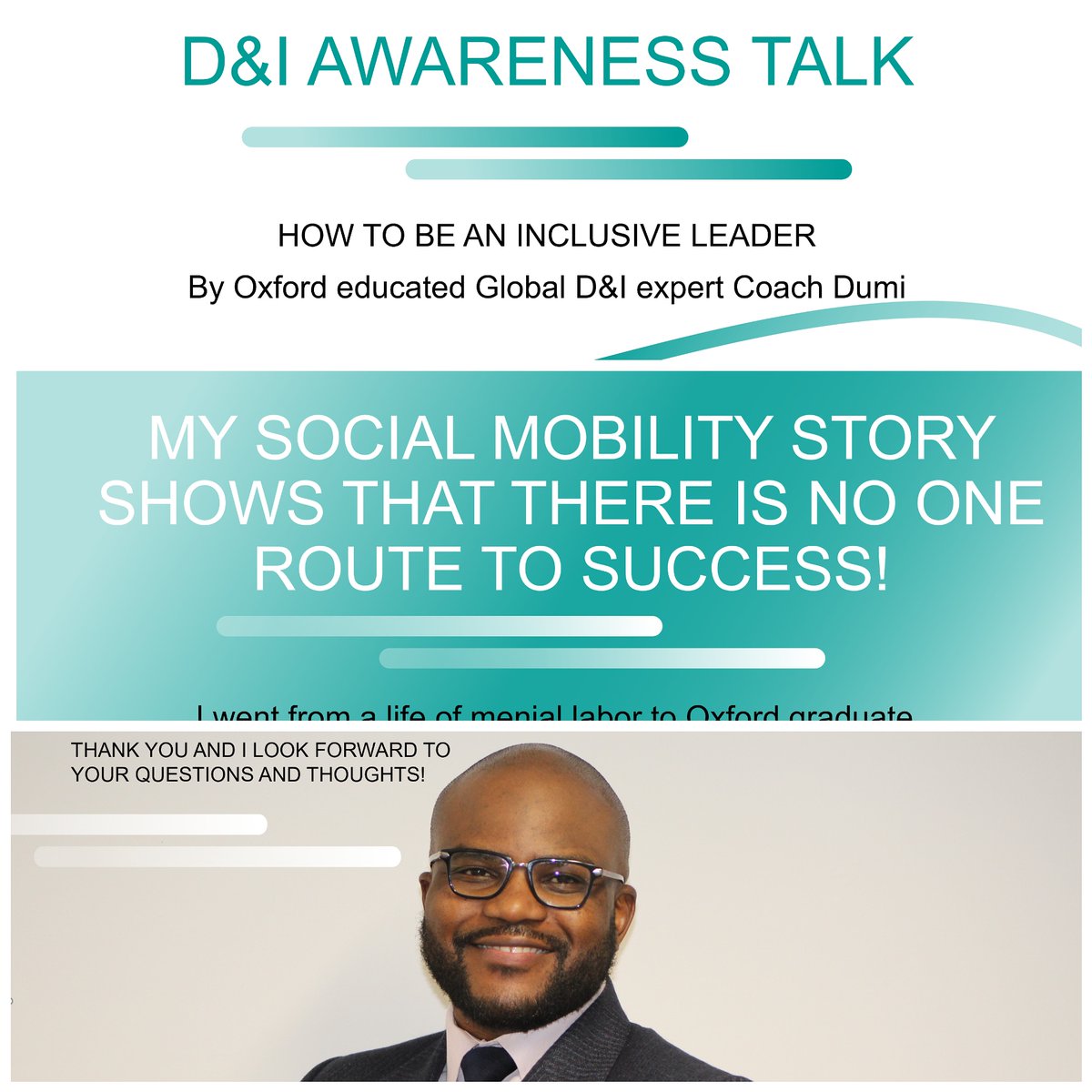 CoachDumi's tweet photo. Last week I delivered a keynote address during the @MSD 2021 EMEA Oncology Summit themed "Together Evolving Cancer Care." 

Shared practical insights with 100+ leaders on How to Become an Inclusive Leader. 

Grateful to the organising committee for opportunity &amp; generous hosting! https://t.co/zXTMnY0d70