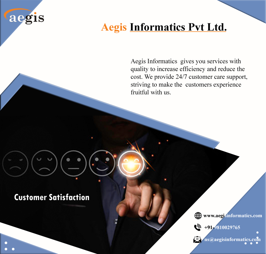 aegisinformatic's tweet image. Aegis Informatics gives you services with quality to increase efficiency and reduce the cost. We provide 24/7 customer care support, striving to make the customers experience fruitful with us.

#CallLoggingCustomerSupport #CallRecordingSoftware #CallRecordingCustomerSupport