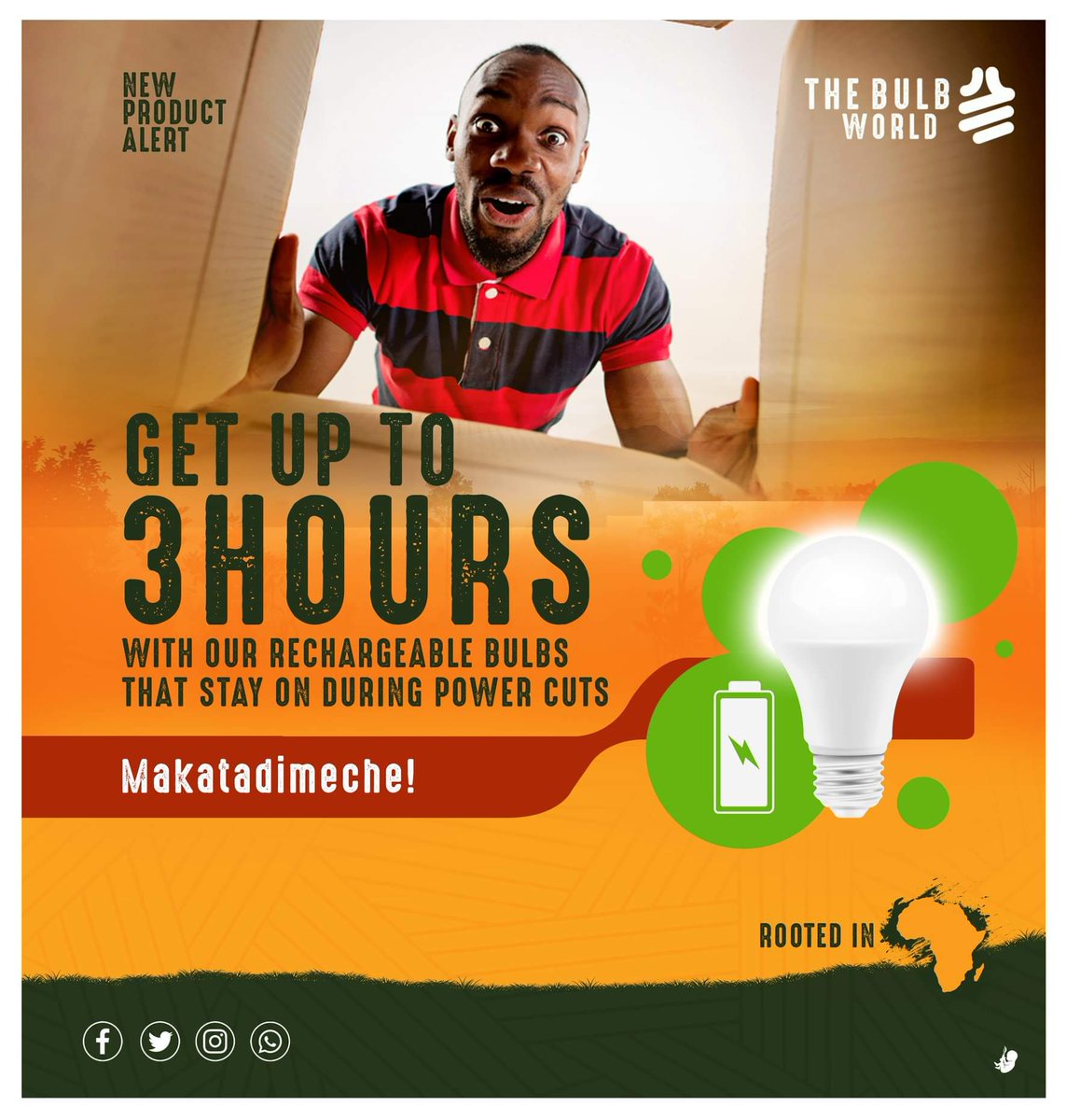 thebulbworldBW's tweet photo. Imagine a power cut back up solution that you can rely on... COMING SOON to a store near you!
#NotYourOrdinaryBulbs 
#UhuEheMotlakaseOile https://t.co/4Frmwt4cXf