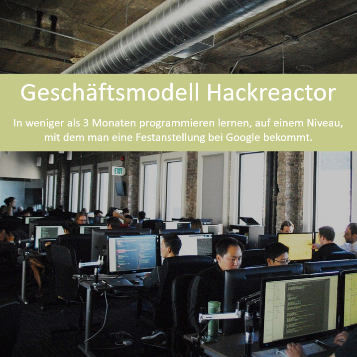 janszky's tweet photo. In 3 Monaten Programmieren lernen und dann gleich als Programmierer in einem der Superkonzerne der USA anfangen?
Wie findest Du das Geschäftsmodell? Würdest Du so eine Schnell-Ausbildung machen?
#programmieren#zukunftsprognosen #zukunft #hackreactor #zukunftsforschung #google https://t.co/yXQmKvRIN1