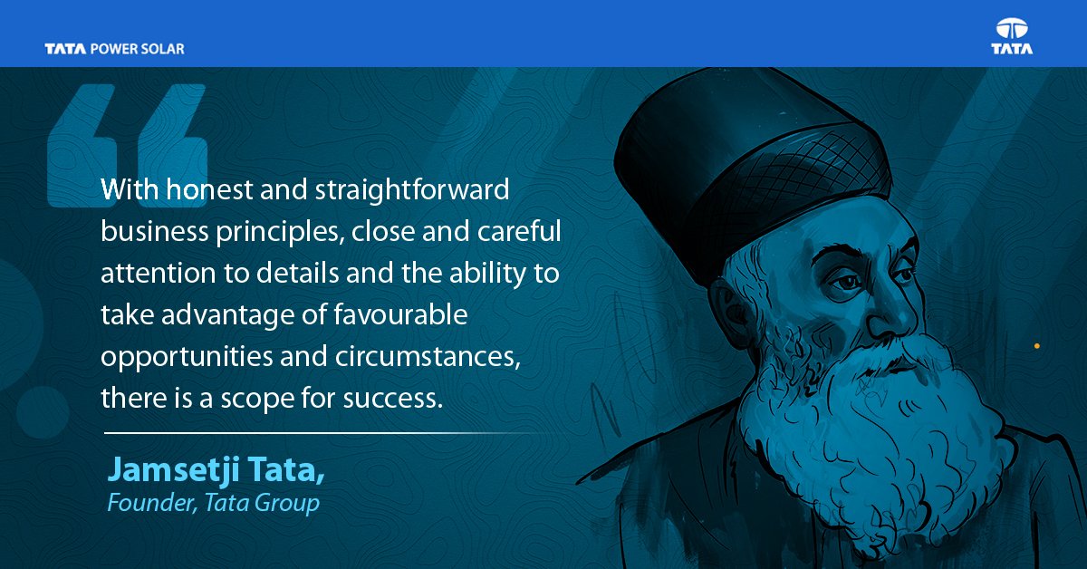 _TPREL_'s tweet photo. The Tata Code of Conduct has been the guiding beacon of ethics at our organization for over a century. We believe in upholding these principles every day in order to better serve our customer’s
needs.

#TataPowerSolar #EthicsWeekAtTata https://t.co/g65Th0wI9t