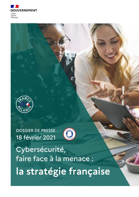 [#FranceRelance] Retrouvez le contenu de cette stratégie en consultant le dossier de #presse '#Cybersécurité, faire face à la menace : la stratégie française'⤵️ ssi.gouv.fr/uploads/2021/0… #numérique