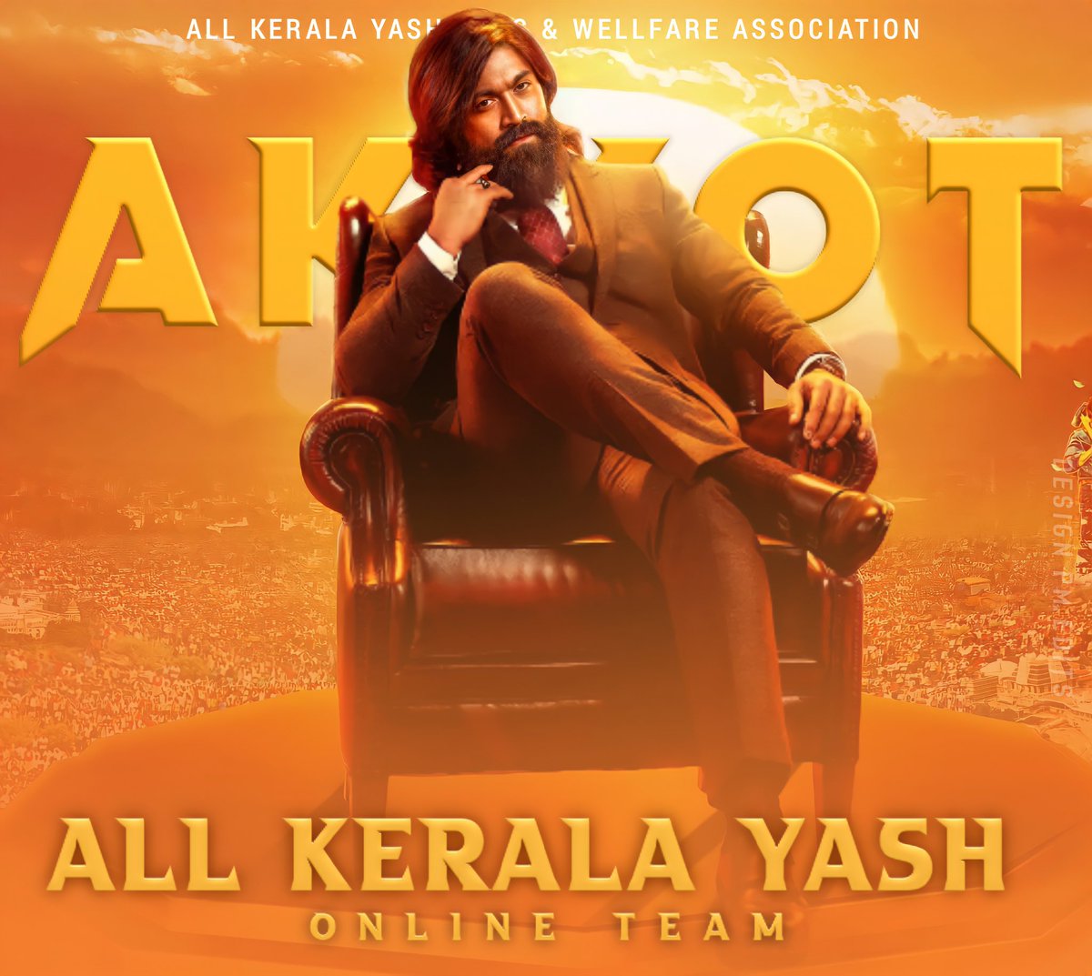 We are Ecstatic to present Our All Kerala Yash fans 's Official OFCL Online Team
AKYOT "All Kerala Yash Online Team"

Hope you all Support😍

<a href="/TheNameIsYash/">Yash</a> BOSS 💜
<a href="/AKYFOfficial/">Rocking Star Yash Fans & Welfare Association KL</a> 
#YashBOSS | #KGFChapter2 
| #KGFChapter2onJuly16
