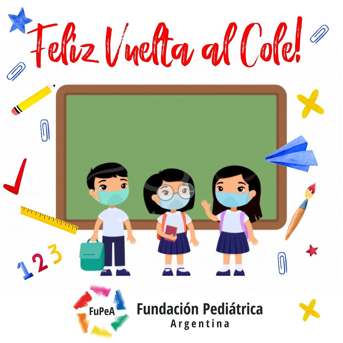 Después de un año difícil, los niños vuelven a las aulas!! Un momento muy esperado por todos!
Que tengan una feliz vuelta a clases y a seguir cuidandonos‼️

#fupea #fundacionpediatricaargentina #vueltaaclases #alcole