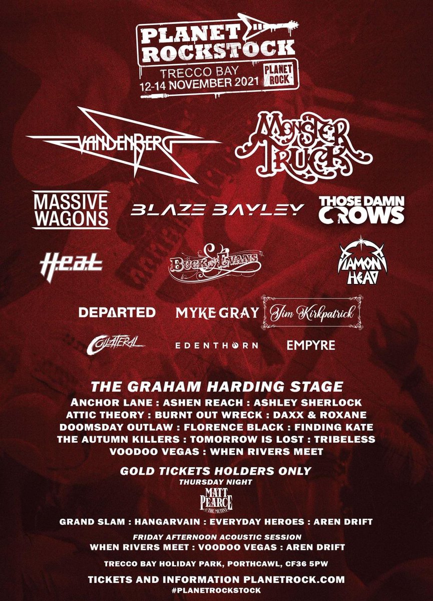 Autumn Killers (@autumnkillers) on Twitter photo Really pleased that #planetrockstock21 is still going ahead. We are really looking forward to unleashing our debut album DARKSIDE to everyone #live ๐ค๐ค๐ค๐ค๐ค
<a href="/Jon_1066/">Jon Norman</a> <a href="/PlanetRockRadio/">Planet Rock</a> @SkyfirePR <a href="/rotosound_uk/">Rotosound</a> <a href="/erb_radio/">ERB Radio - This account has been archived</a> <a href="/proelworld/">PROEL ๐ฎ๐น</a> <a href="/KerrangRadio/">Kerrang! Radio</a> <a href="/clovenhoofrum/">Cloven Hoof Rum</a> Really pleased that #planetrockstock21 is still going ahead. We are really looking forward to unleashing our debut album DARKSIDE to everyone #live ๐ค๐ค๐ค๐ค๐ค
<a href="/Jon_1066/">Jon Norman</a> <a href="/PlanetRockRadio/">Planet Rock</a> @SkyfirePR <a href="/rotosound_uk/">Rotosound</a> <a href="/erb_radio/">ERB Radio - This account has been archived</a> <a href="/proelworld/">PROEL ๐ฎ๐น</a> <a href="/KerrangRadio/">Kerrang! Radio</a> <a href="/clovenhoofrum/">Cloven Hoof Rum</a>