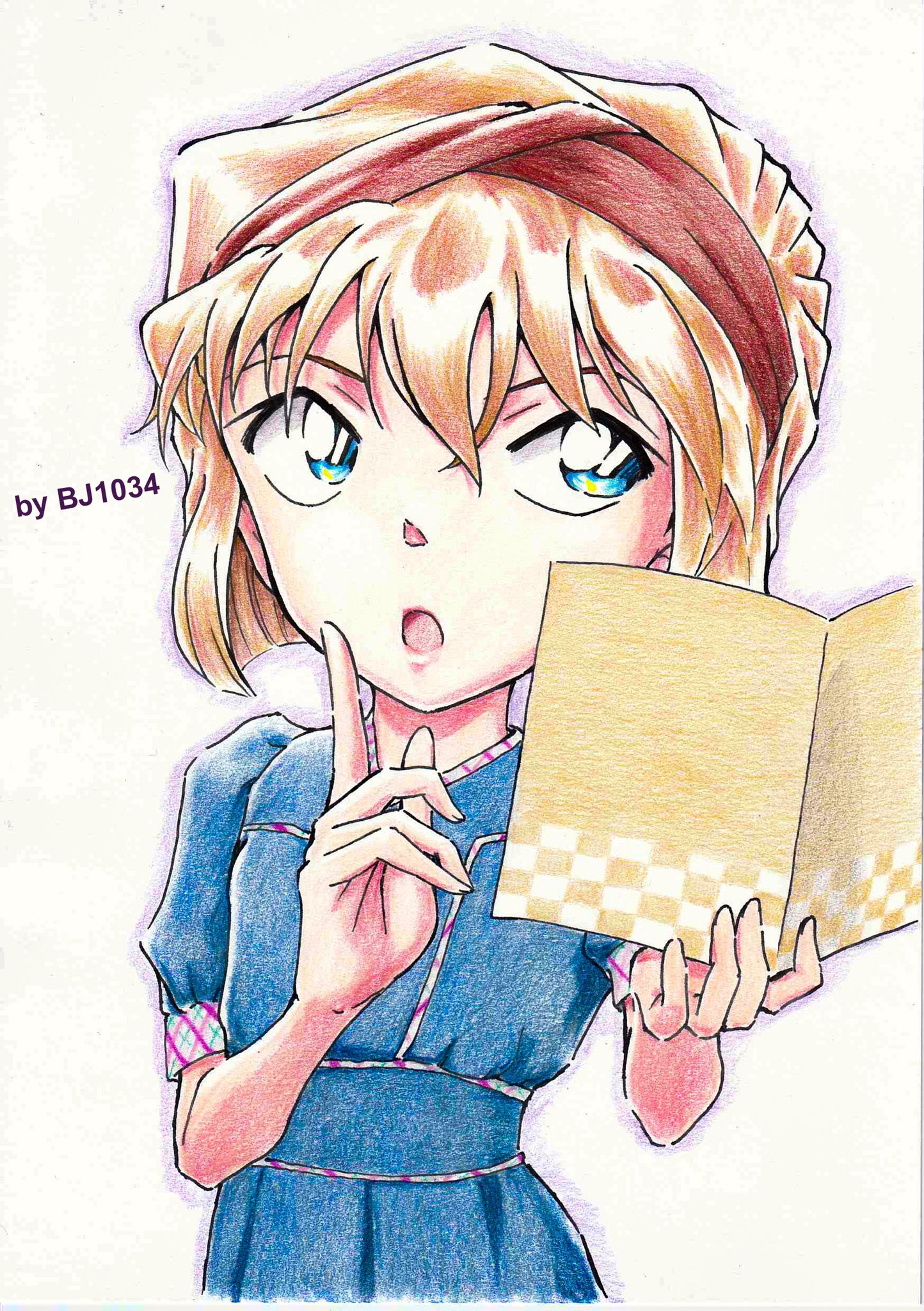 Twitter এ Bj1034 色鉛筆でコナンイラスト描いてます コナンカフェ21の哀ちゃん 名探偵コナン 色鉛筆 色鉛筆イラスト Conan Ditectiveconan 灰原哀 コナンカフェ T Co Oxuz211rla ট ইট র