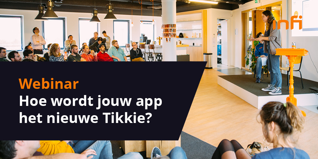 infinl's tweet photo. Over een kleine drie weken is het zover: op 17 maart geven @jeroenhuinink en Thomas Biesaart een informatieve webinar over alles waar je rekening mee moet houden bij het bouwen van een app. Schrijf je nu in: https://t.co/kev2GjWbar #infi #webinar #app #mobieleapps #developen https://t.co/6etRYybJRP