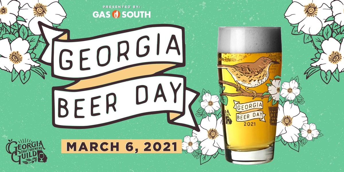 #GeorgiaBeerDay coming to a Guild member brewery near you - THIS SATURDAY! Make a plan to support Georgia Craft Beer and scoop up a beautiful collectible pint glass. Details here: georgiacraftbrewersguild.org/georgia-beer-d…