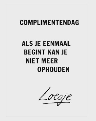 Het is NATIONALE COMPLIMENTENDAG! Daarom een dik compliment voor al onze cursisten, leerlingen, docenten en medewerkers die in deze lockdown vanuit huis doorgaan met online lessen. En natuurlijk ook op àlle mensen van wie de lessen on-hold staan, maar ons blijven steunen!👍👌❤
