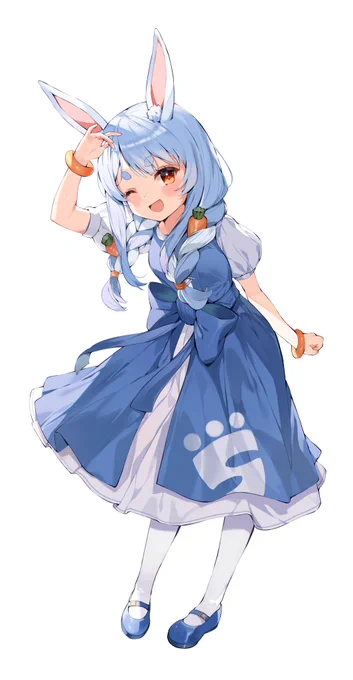ベロニカちゃんを参考にして描いた
#ぺこらーと 