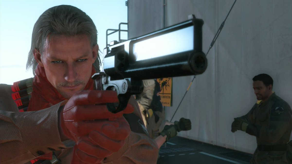 兵隊 ゲーム版mgs2ではsaa のグリップを握ってリキッド化を抑えるというシーンは無いので 小説を書いた野島さんが増やした演出ですがmgs4のリキッド オセロットがthor 45 70を使っていたのもオセロットの人格に戻らない為だったと想像の余地が広がっていい