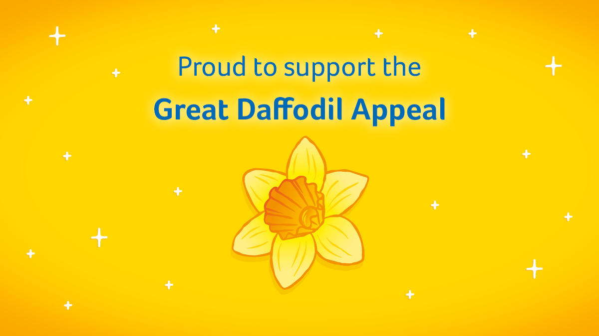Whether you’re a fundraiser or a proud supporter, you’re helping us care for more families affected by terminal illness. Please retweet to show your support for our Great Daffodil Appeal this March 💛 bit.ly/37Y2Krw