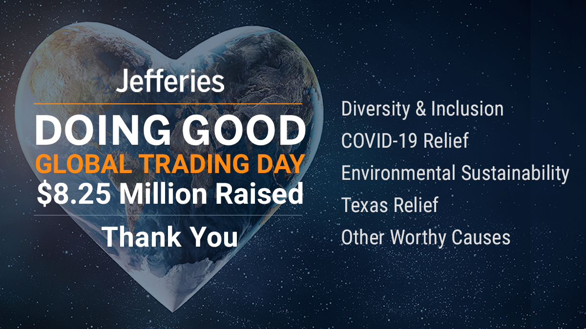 HandlerRich's tweet photo. #Jefferies family does #Good by raising $8.25 million and will give $65,000 to each of these 128 #worthy #charities.

#Jefferies #clients #employees #shareholders #diversity #inclusion #pride #Covid19 #TexasRelief #OurPlanet #GivingBack #OneFirm $JEF

➡️https://t.co/OXB3gQBcnd https://t.co/JllpmAURWq