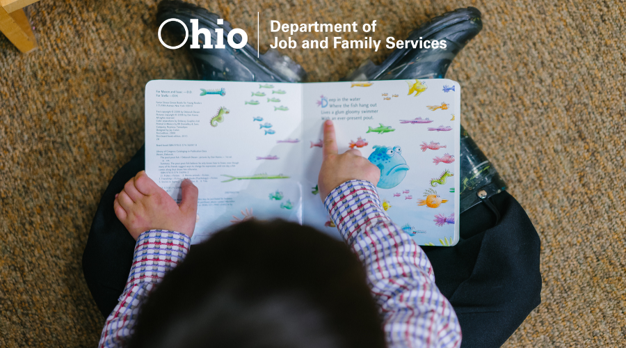 OhioJFS's tweet photo. March is #ReadingAwarenessMonth! Education is the path out of generational poverty, and literacy is the handrail. Your child can receive a free book each month through age 5 by visiting https://t.co/IJiz313Hqa. https://t.co/n7YDEhYwd0