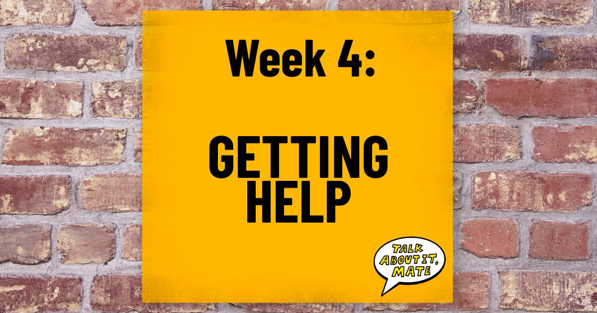 talkaboutitmate's tweet image. BEGIN AGAIN IN 10:⠀
⠀
This week's theme is GETTING HELP.⠀
⠀
Let's Talk About It! 
Listen to Mike &amp;amp; John getting stuck into this topic here: bit.ly/39YM8Bn

#podcast #takingthatstep #gettinghelp