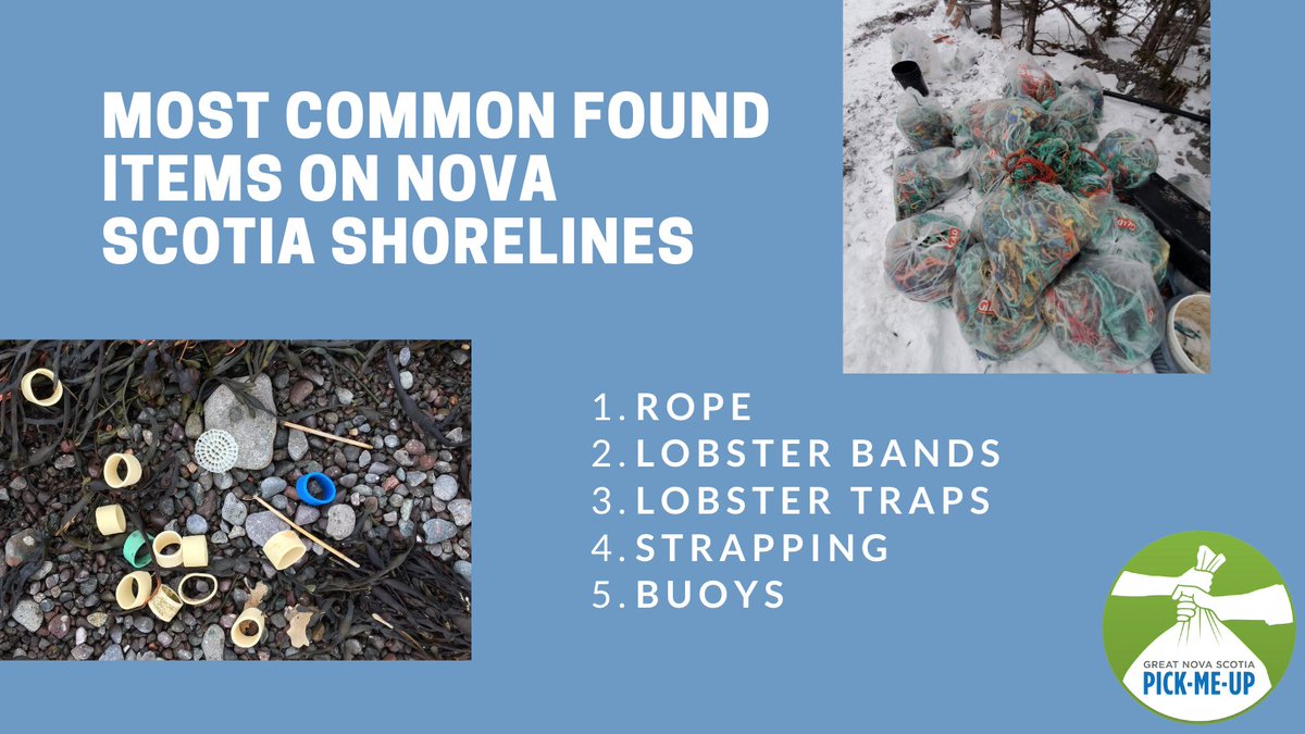 nspickmeup's tweet photo. Here's a follow up to our previous post about common littered items. Depending on the clean-up location the items vary, the biggest difference is found on shorelines! Does this surprise you? 🤨

#LessWasteLessLitter #NSAdoptAHighway #NSNonForProfit #NSVolunteer #NSShorelines https://t.co/G3a72cj69S