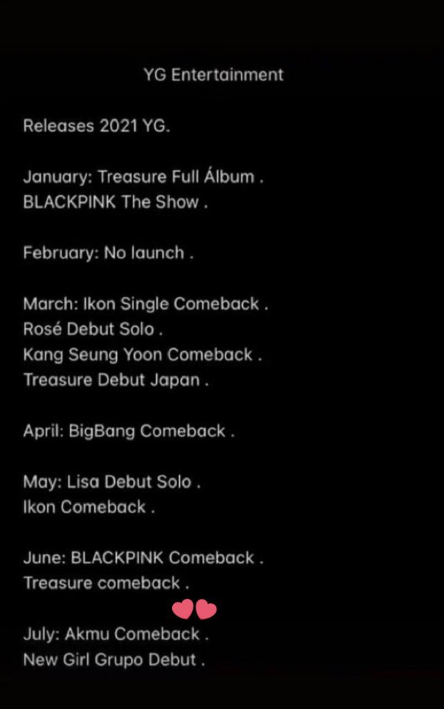 BabyBlack_twt's tweet photo. [ข่าวลือ]

เนื่องจาก YNGG มีกำหนดการเดบิวต์หลังจากการคัมแบ็คของ AKMU ดังนั้นพวกเธออาจจะได้เดบิวต์ในเดือนสิงหาคม ?

©️baemonstats
#BabyMonsters #Baemon #Baemons #YgnggIsComing #YGNGG #ygnewgg #ygnewgirlgroup https://t.co/p5fyJ8Pjfo