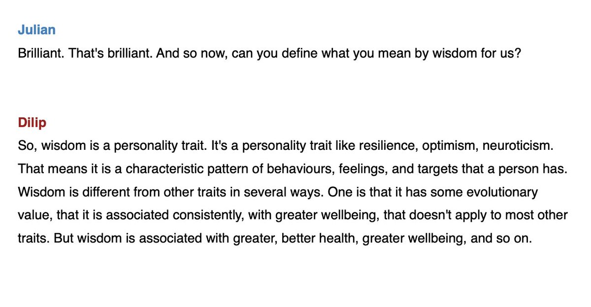sotk_pod's tweet image. #transcript #podcasttranscript we have just put up our first transcript of last week's episode 'Wiser' with Prof Jeste. All our episodes will be gradually transcribed over the next few weeks, and all our new ones will be released with full transcripts.