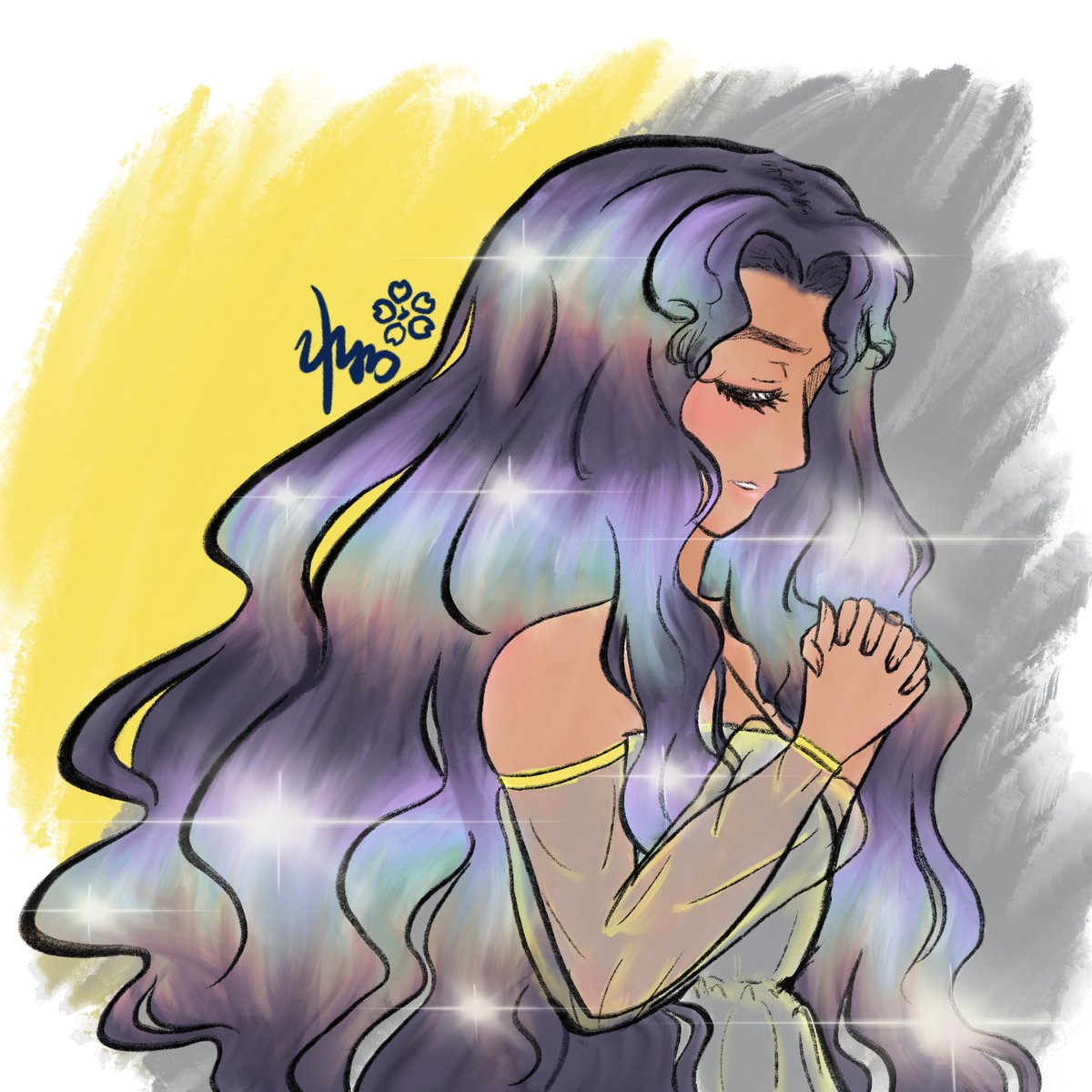sakurartsy's tweet photo. Day 4 + 12 + 22 - Color Palette, Acceptance and Hair
To be Illuminating amidst Ultimate Gray, for you shall shine bright in all your beautiful, unique colors โค๏ธ๐งก๐๐๐๐๐ค๐ค๐ค๐
#FebDechART #DechartGames https://t.co/QGNxUN0fNP
