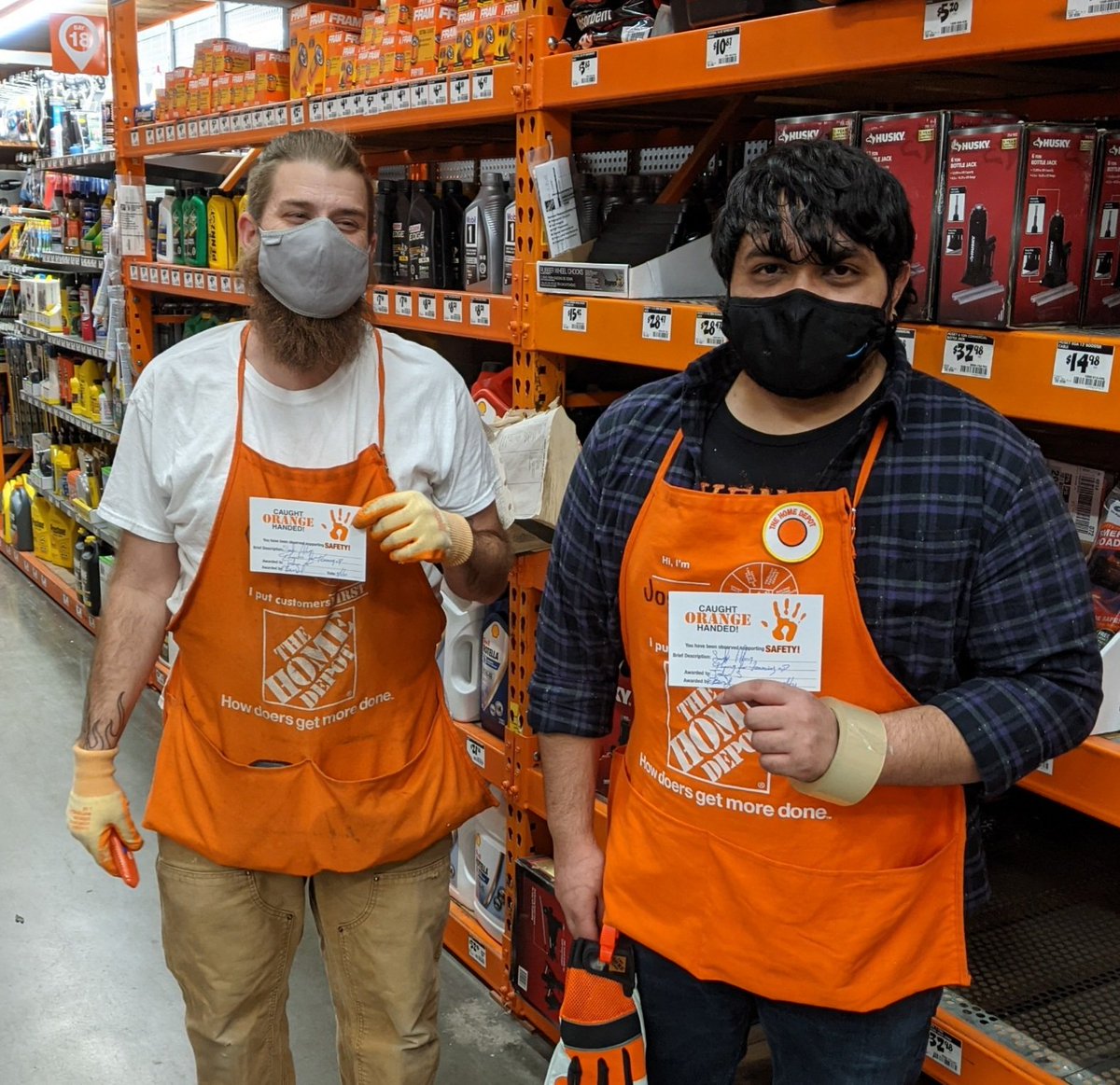 Safe lifting for the win!!! Thank you Joshua S. and Josh A. for staying safe out there.