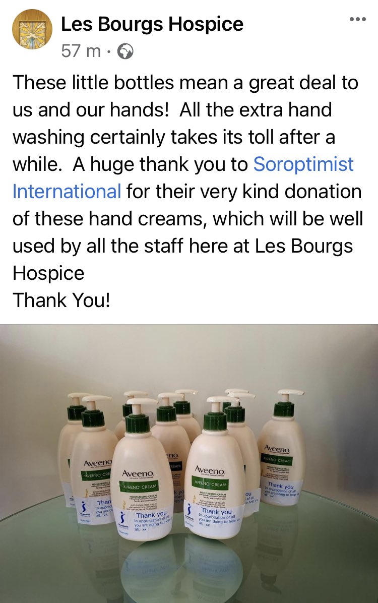 guernseysig's tweet photo. We are very happy to help in the little ways we can #GuernseyTogether #Soroptimist #soroptimistinternational #Guernsey #westandupforwomen https://t.co/1zVTRFDHaq