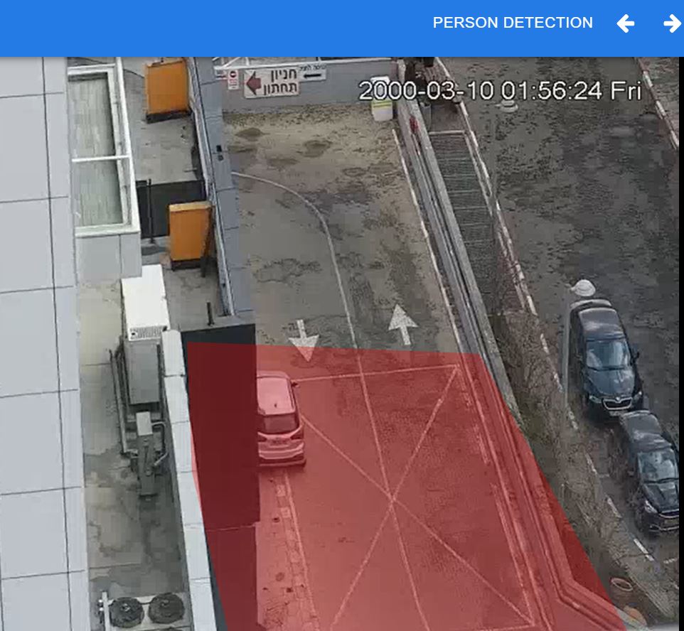 Assigning detections to your security camera is extremely easy with Cawamo! Just select your ROI (region of interest) and the detections of your choice and our AI system will do the rest! With a wide variety of detections you can customize safety and security wherever you need it