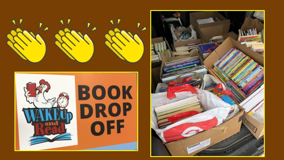 Mills Park Middle (@mpmsleopards) on Twitter photo 834 books collected and delivered... books to be shared through Wake Up and Read! Grateful to our <a href="/MPMSLeopards/">Mills Park Middle</a> community for your generous donations. Today's Readers = Tomorrow's Leaders <a href="/Literacy4Wake/">WAKE Up and Read</a> #OneMillsPark #BetterTogether 834 books collected and delivered... books to be shared through Wake Up and Read! Grateful to our <a href="/MPMSLeopards/">Mills Park Middle</a> community for your generous donations. Today's Readers = Tomorrow's Leaders <a href="/Literacy4Wake/">WAKE Up and Read</a> #OneMillsPark #BetterTogether