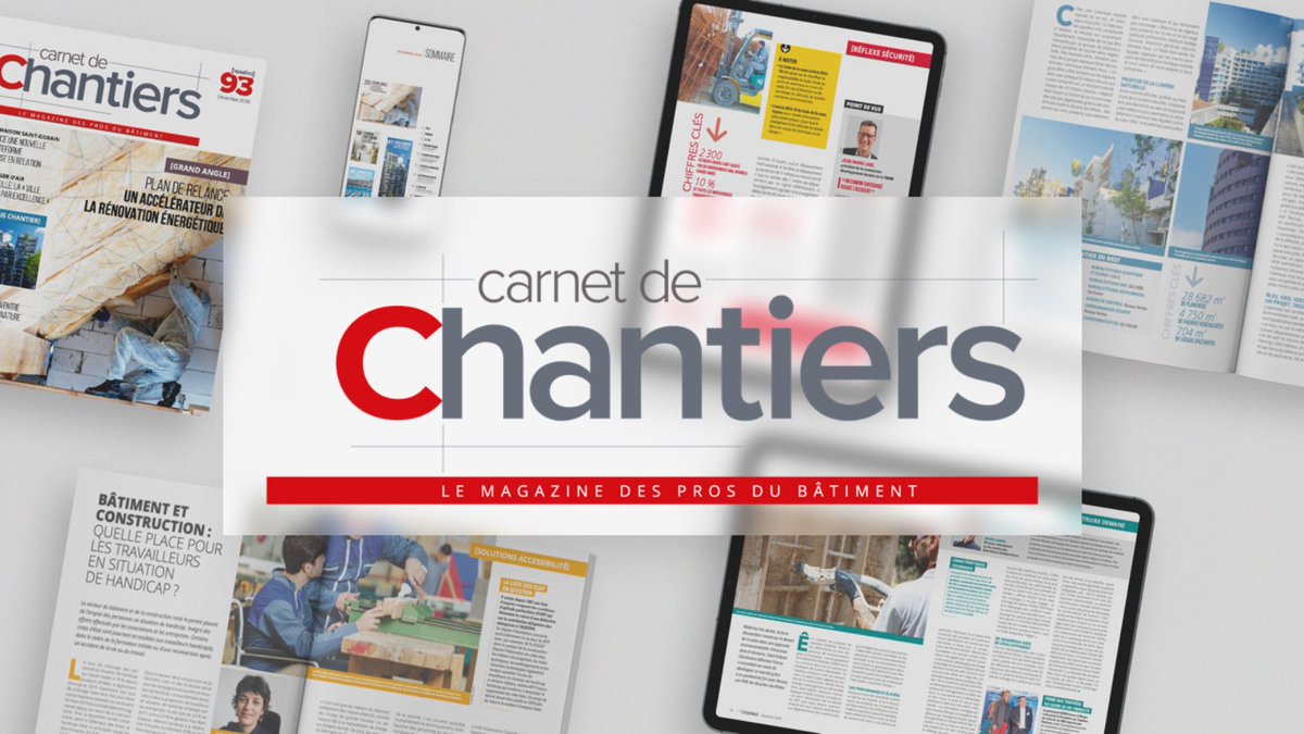 [#News]

Carnet de Chantiers vient de créer sa page LinkedIn ! 🙌  Dédié aux #ProsDuBatiment, ce magazine trimestriel offre un panorama complet des sujets d’actualité de l’ensemble des métiers du #bâtiment. Nous vous y attendons nombreux 👉 cutt.ly/blXhNGu