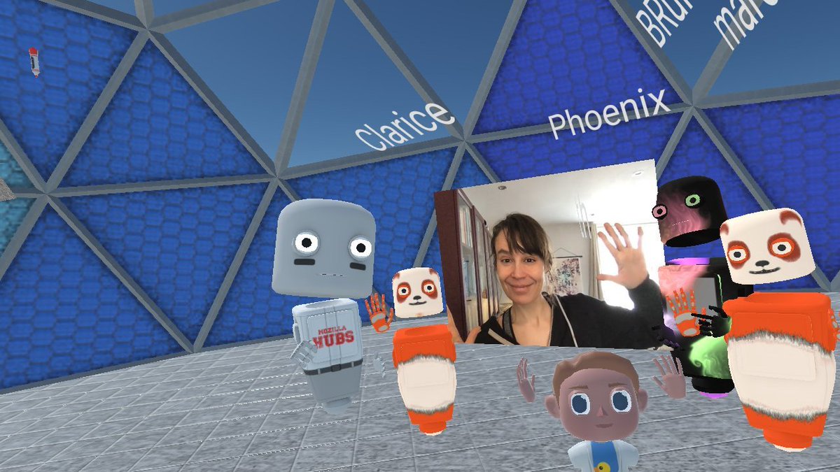 AndyFidel_'s tweet photo. VR vs Video Conferencing https://t.co/upqHET2P52 One of the biggest differences between video conferencing and social VR is 3D space via @marcogillies #socialVR #VRconference https://t.co/DeWMIUNRkU