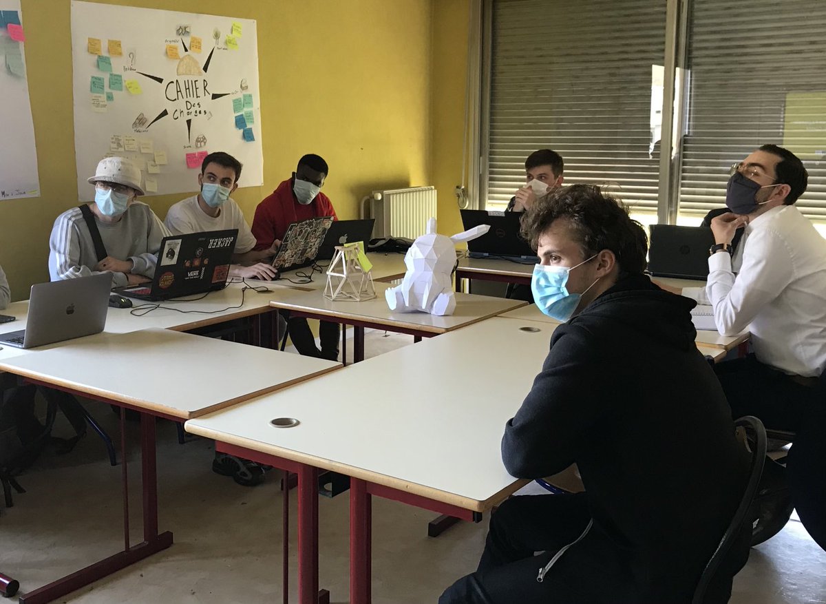 Rencontre entre les porteurs de projets du Village Ressource Apprenant International et l’⁦@AERBFC⁩ ⁦<a href="/icimonprojet/">ici-monprojet</a>⁩ ⁦<a href="/iutlecreusot/">iutlecreusot</a>⁩ #innovation ⁦