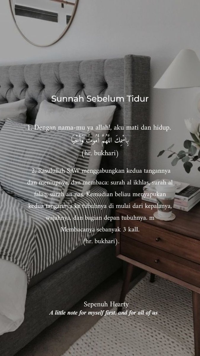 owlsblxck_'s tweet photo. Sunnah sebelum tidur https://t.co/nnVBhqHBey
