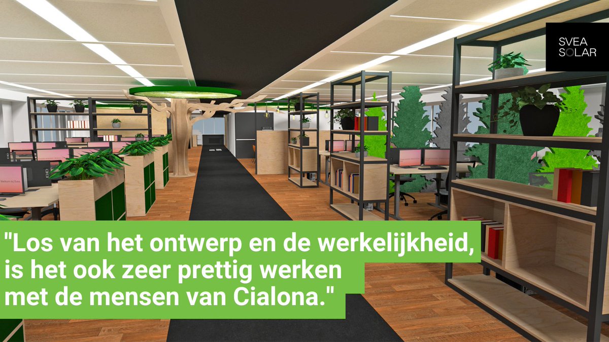 Pasgeleden hebben we een nieuw #kantoor opgeleverd voor Svea Solar, en van hen een leuk bericht ontvangen vol #complimenten 😃. 

👍 In het kader van de #nationalecomplimentendag, delen we deze graag nog eens vandaag! 

👉 Lees ‘m hier: bit.ly/37THZx6

#happymonday