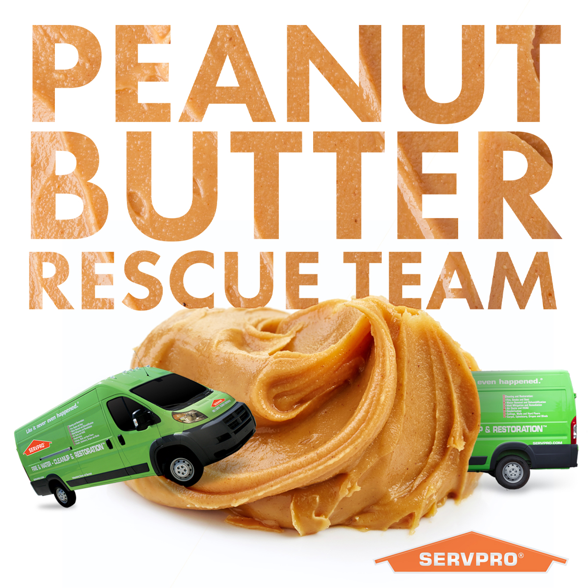 11309Servpro's tweet photo. Peanut butter rocks, until it gets in your carpet or sofa. Remove it by scraping up the excess PB. Apply a dry solvent product, cover with a white towel, and gently tamp repeatedly using clean areas of the towel until all the peanut butter is removed. #PeanutButterLoversDay https://t.co/1Mf4bEDZw8
