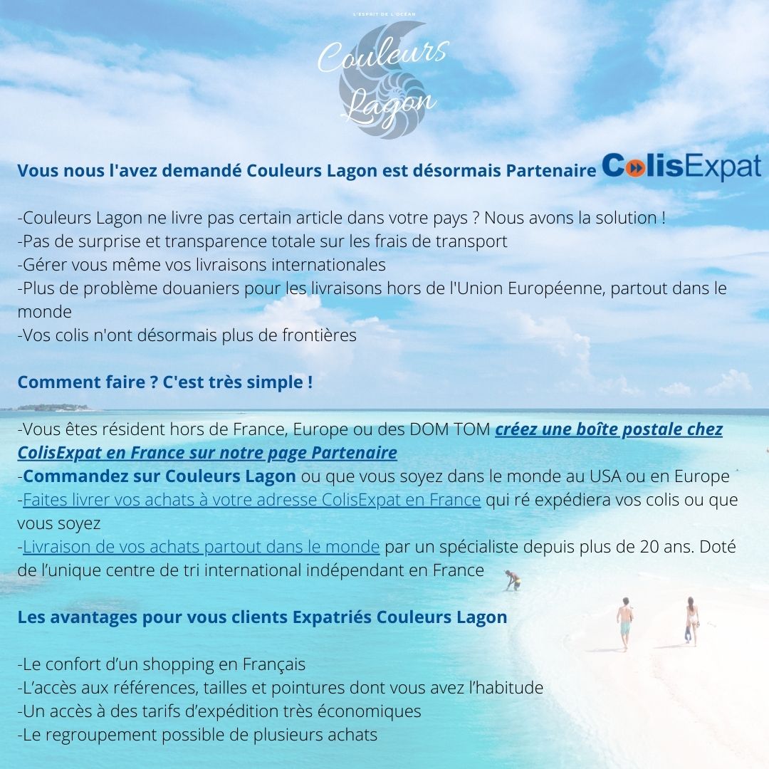 🐬🤔🐠 Commandez au Prix France et
Faites vous livrez partout dans le monde🛫😍❤️ 
C'est désormais possible Chez Couleurs Lagon✅🎁
bit.ly/3fzvLwq 
#colisexpatpartner #worlddelivery #couleurslagon #couleurlagon #bleulagon #oceanfashion #jewelry #surf #SurfGirl #kite