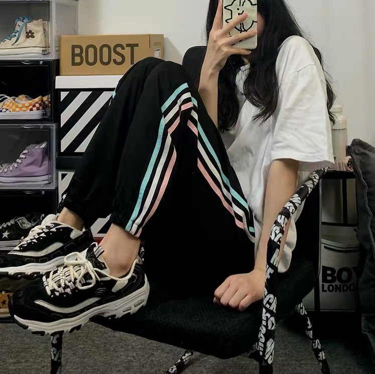 Peepinkshop's tweet image. PREกางเกงวอร์มแถบพาสเทลใส่สบายผ้าใยสังเคราะห์ค้าบ มี2สี ขาว-ดำ ไซส์M-2XL

🏖ตัวละ 155฿ ซื้อ2ตัวขึ้นไปตัวละ 150฿✨

รี+ฟอล สุ่มแจกฟรีวันปิดรับค่า🔥

สั่งซื้อเมนชั่น| Dm| Line @890uznoj