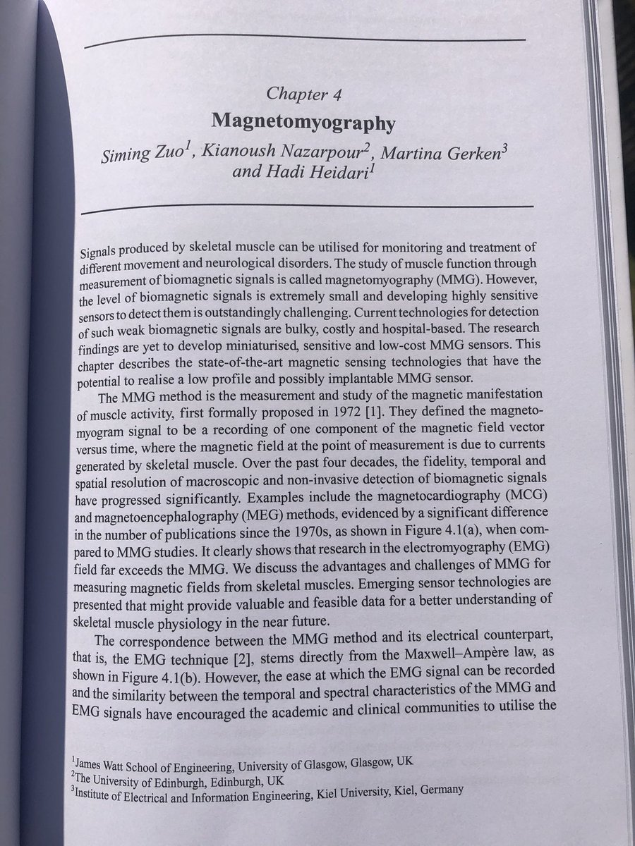 hadihei's tweet photo. Just received a hard copy of @TheIET book on Control of #Prosthetic hands 🦾 by @KiaNazarpour 

Glad to see our contribution chapter on #Magnetomyography 🧲 💪🏼 by @siming_zuo https://t.co/ml6dyW4beh