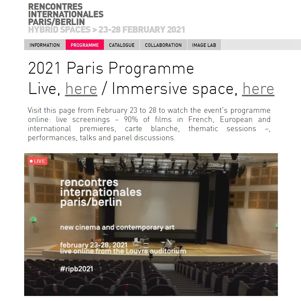 ipcollectivee's tweet photo. _ #QueerLandscapes | Segues from Endless dir. #WojciechPus
live online from the #Louvre auditorium @MuseeLouvre Feb 26th
#RENCONTRESINTERNATIONALES 2021
@ripbm 
| pat dudek / milkbaby

#EndlessTheMovie #filmfestival #film #cinematography #performance #gender #LGBTQ #museedulouvre https://t.co/bQyeXd955E