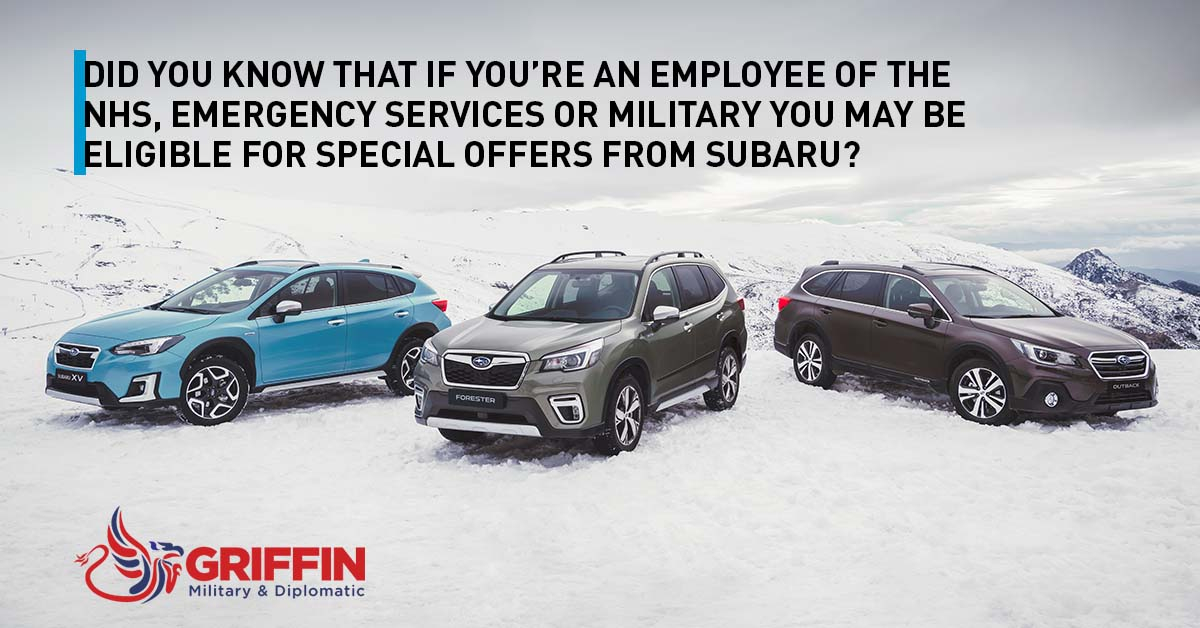 NHS &amp; Emergency Services get a special deal on Subaru at Autosales Kirriemuir. Call Duncan or Bruce today on 01575 572404. More details at griffintaxfree.com/subaru-militar… or autosales-subaru.co.uk #SUBARU #shoplocal