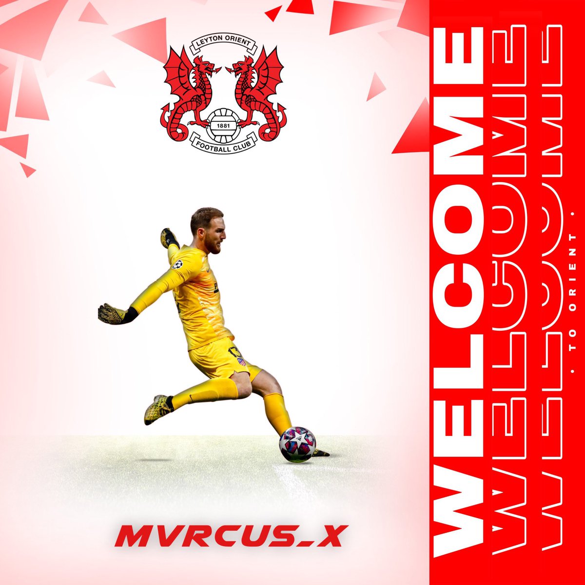 VFLOrients47's tweet photo. Signing Thread⚽️

Our first signing is our number 1 for the season @mvrcus_x , Marcus joined us last season and made a massive impact to the side. He’s a great shot stopper and we are happy that his kept his loyalties to Leyton Orient✅

Welcome back @mvrcus_x 🏴󠁧󠁢󠁥󠁮󠁧󠁿 https://t.co/4Jh6CDHXIo