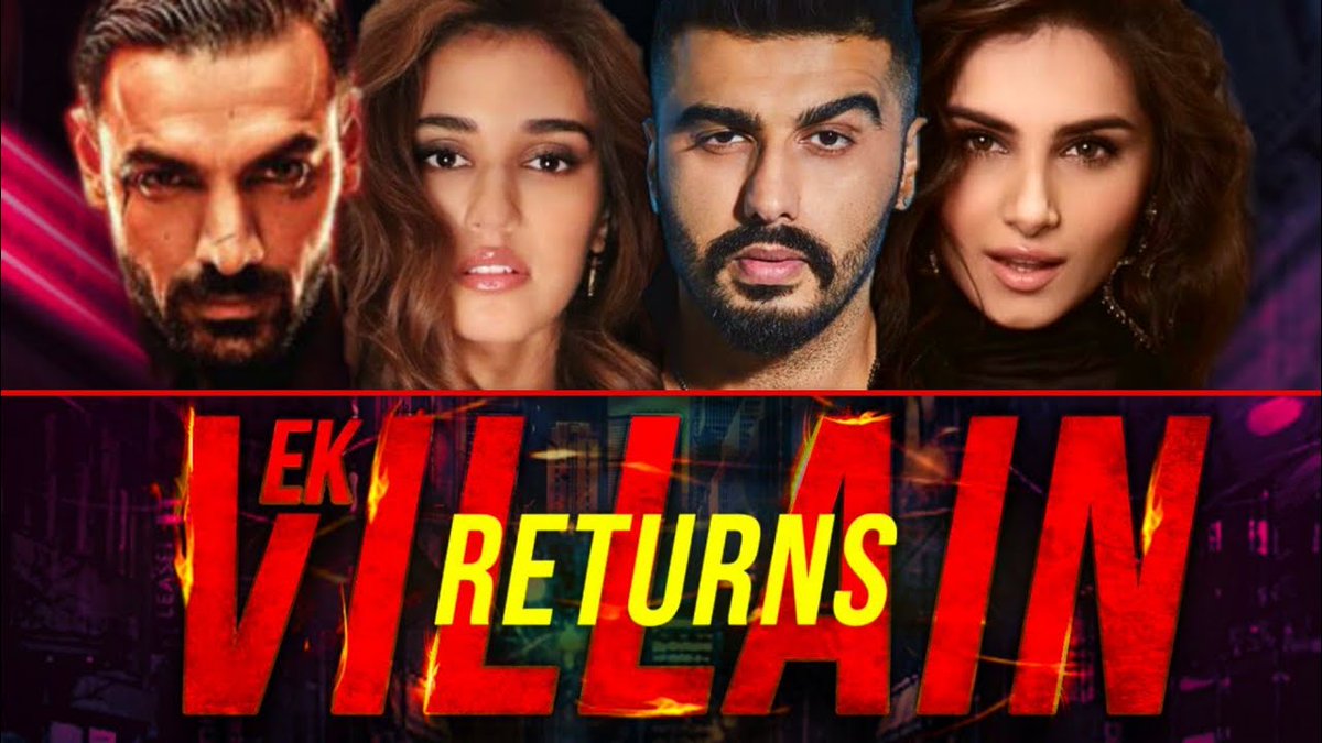 flickstime's tweet photo. News Buzz !!!🎬🎬🎬

#EkVillainReturns Begin shooting starring @DishPatani, @TaraSutaria, @TheJohnAbraham and #ArjunKapoor in lead roles. 

It will hit the screens on February 11, 2022.

#DishaPatani #TaraSutaria #JohnAbraham #SidharthMalhotra #ShraddhaKapoor #RiteishDeshmukh https://t.co/fh9KEGo1I0