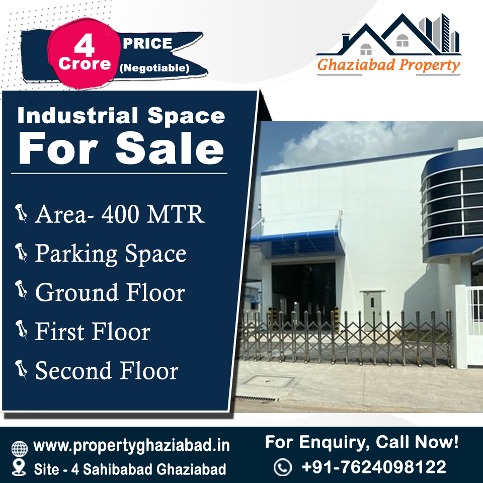 ghaziabadprop's tweet photo. Industrial Space for Sale

✔️ Area - 400 MTR
✔️ Well Maintained Building with Parking Space
✔️ Price - 4 Cr 
✔️ Floor-GFS
✔️ Site-4, Sahibabad Ghaziabad

Call us now at +917624098122 or visit https://t.co/z4yOnKjSyc  
#industrialpropertyforsale #buyindustrialspace https://t.co/sE5OMAy7SX