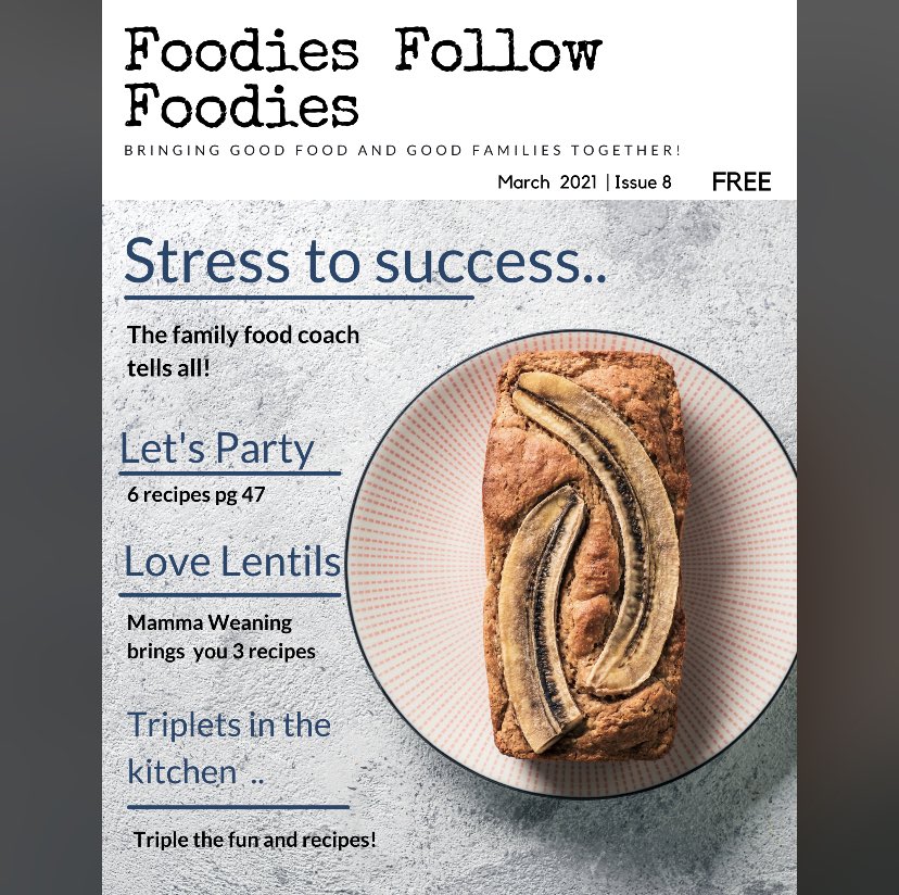 So happy to share with you our March edition of Foodies Follow Foodies the FREE children’s E-Mag! Take a look!! 
bit.ly/FFFMar21