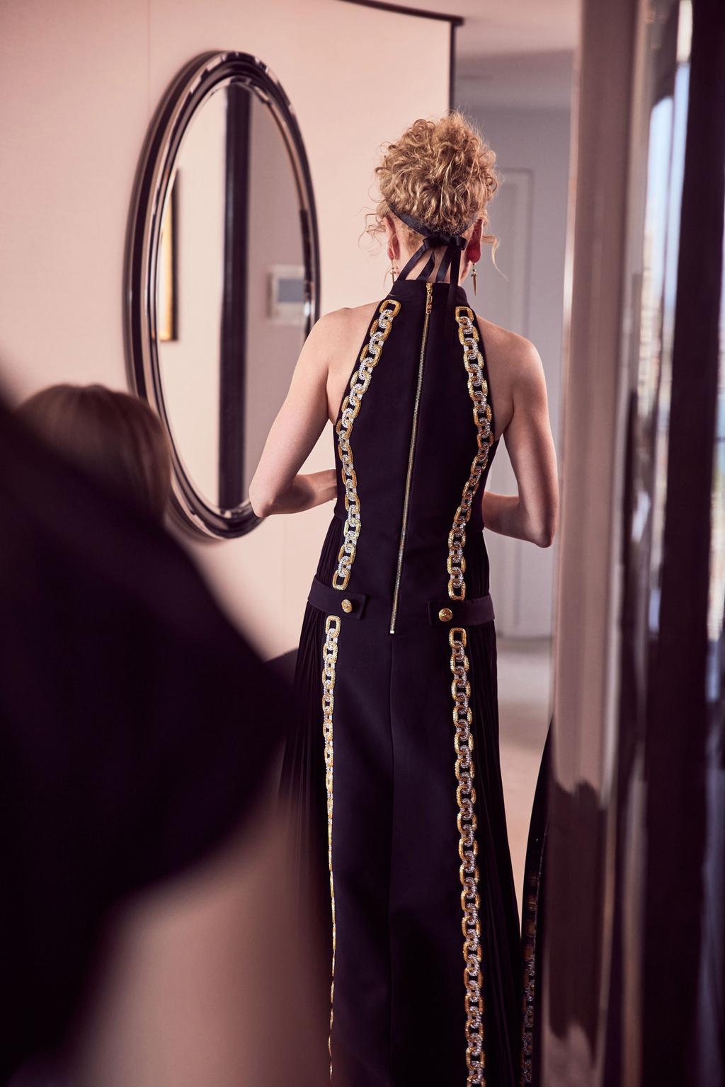 Nicole Kidman in a custom Louis Vuitton dress and shoes