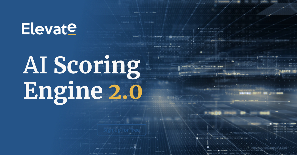 elevatedirect's tweet photo. <<< Introducing Elevate AI Scoring Engine 2.0 >>> This latest release is another major leap forward in improving our platform’s overall effectiveness to deliver the very best candidates at scale.  Full release details here https://t.co/tItXHwbZYH https://t.co/5FZ4U76vu8